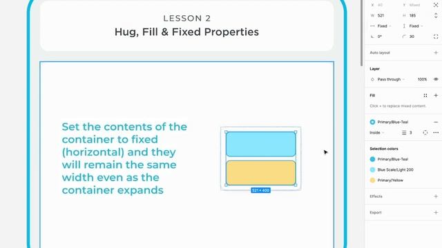 Figma Auto Layout Fill Property смотреть онлайн