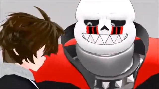 undertale Sans mckenzie human and monster form can't hide from her/him смотреть онлайн