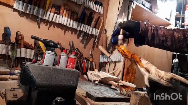 поделка из леса (корнепластика)делаем подставку смотреть онлайн