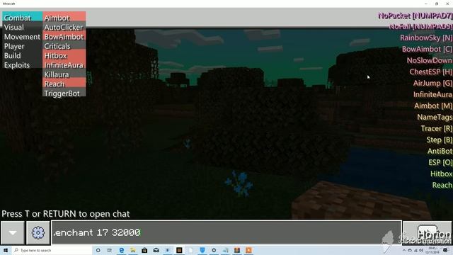 horion client Minecraft windows 10 edition newest update смотреть онлайн