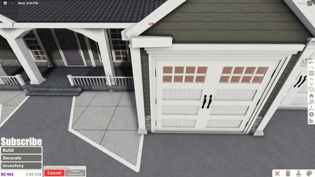 BLOXBURG: Winter Suburban Family Home Speedbuild | Roblox House Build