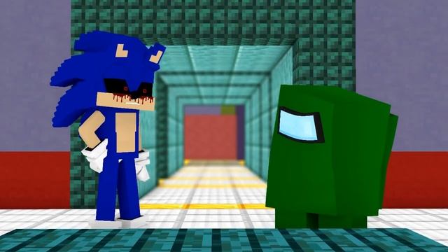 Sonic.EXE meets Imposter (Minecraft Animation) смотреть онлайн