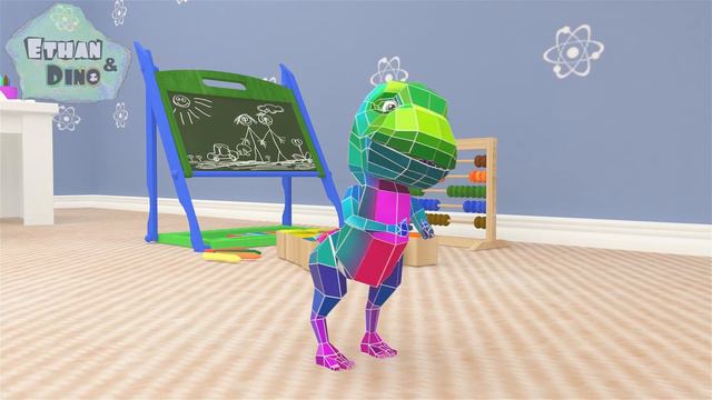 #COLOR DINOSAUR #SPIDERMAN AND HULK Funny dancing #cartoons for kids смотреть онлайн