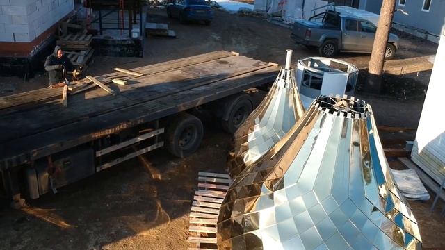 Купола 1. Храм Иконы Божьей Матери Спорученницы грешных. Васкелово. смотреть онлайн