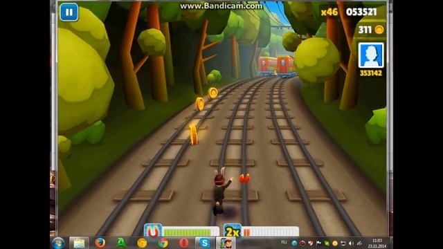Subway Surfers на компьютере! смотреть онлайн