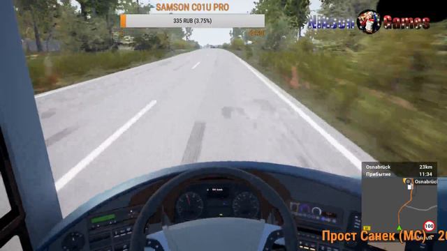 Первый рейс FernBus Simulator на автобусе по Европе   (Stream#1)