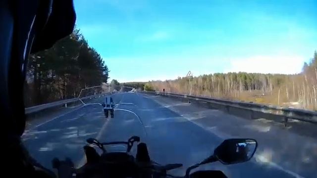 Первый выезд на большом мото 2023 г. смотреть онлайн