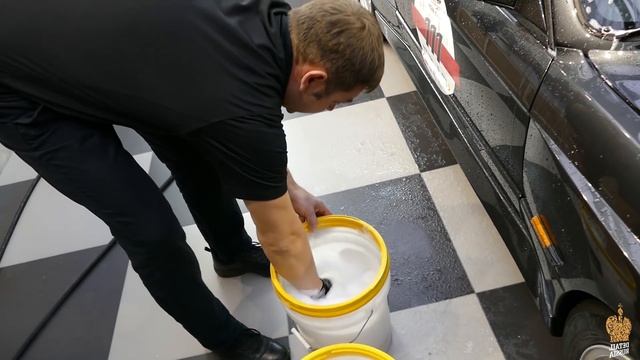 Мойка автомобиля по технологии двух вёдер Meguiars !