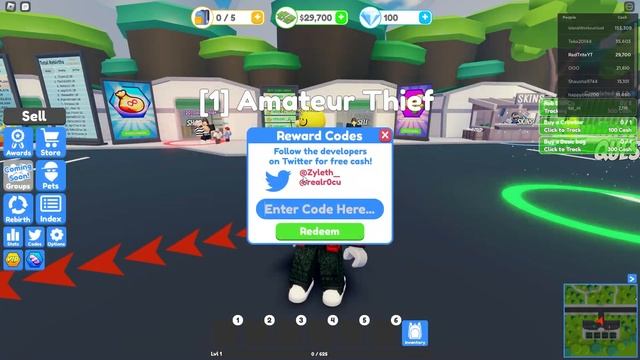 (2022) ALL NEW *SECRET* UPDATE CODES In Roblox Thief Simulator! смотреть онлайн