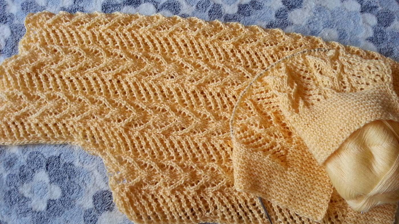 И снова ажурная кофточка (из "Лидии") часть 2 смотреть онлайн