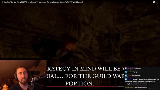 The Quinfall Developers Answer 11 Questions | Asmongold Reacts смотреть онлайн