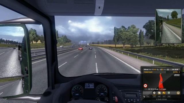 Euro truck simulator 2 | Везем автопогрузчики из Дортмунда в Ганновер | смотреть онлайн