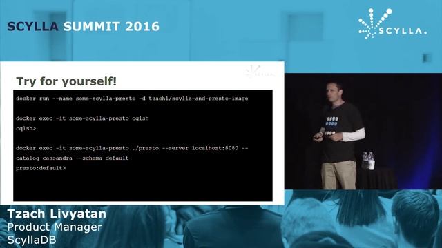 Analytics Show Time: Spark and Presto Powered by ScyllaDB | Scylla Summit 2016 смотреть онлайн
