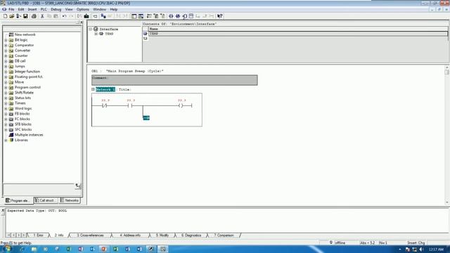 PLC S7-300 CPU 314C-2PN/DP hardware configuration using LAN cable смотреть онлайн