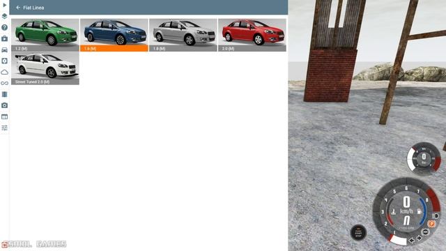 BeamNG.drive mods Fiat Linea смотреть онлайн
