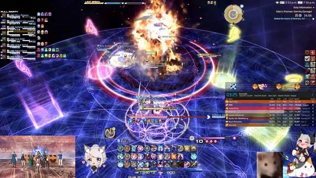 FFXIV - E12 Oracle 7:08 BLM PoV - Rank 1 Speedkill (5.5) (23,998.8 rDPS / 25,264.1 aDPS) смотреть онлайн