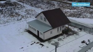 Проект дома из сип-панелей «Челохово» | ЭкоЕвроДом