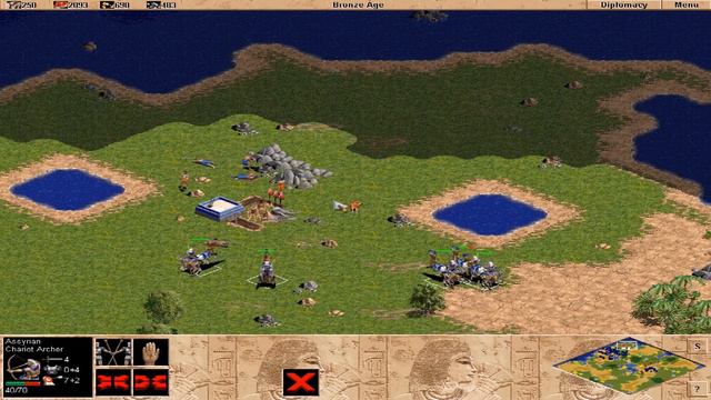 ASSYRIANS VS 7 HARD - ARCHERS - AGE OF EMPIRES смотреть онлайн