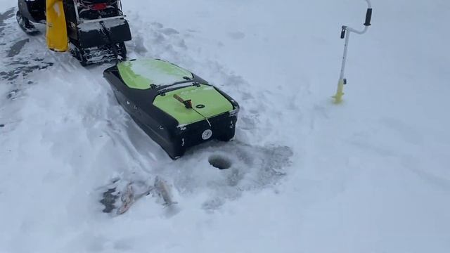 Сани ящик для зимней рыбалки для снегохода и не только, т 89272114944 смотреть онлайн