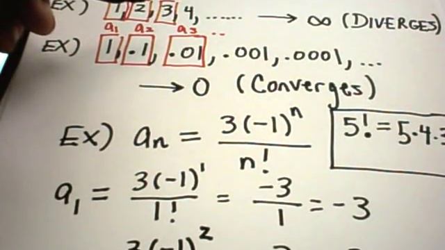What is a Sequence? Examples showing convergence and divergence of sequence. смотреть онлайн