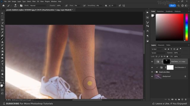 Glow Effect - Photoshop Tutorial | Glowing Effect in Photoshop (Easy) смотреть онлайн