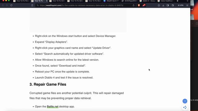 How To Fix The ‘unable To Retrieve Necessary Data’ Error In Diablo 4 смотреть онлайн