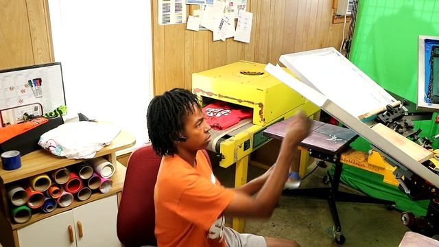 Screen Printing Football Game Day Shirts смотреть онлайн