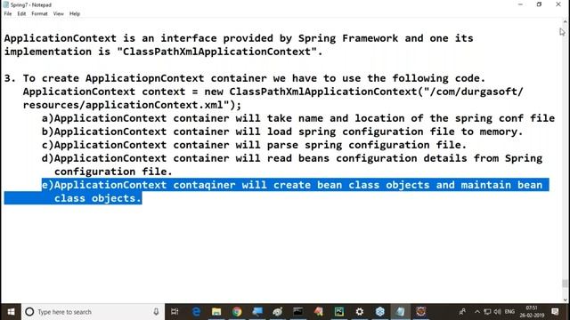 SPRING Programming Tutorial || by Nagoor Babu Sir On 26-02-2019 смотреть онлайн