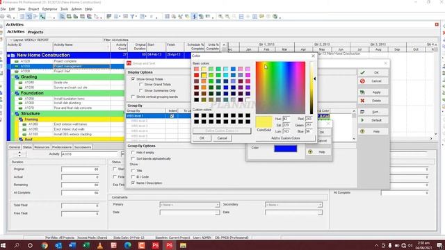 How to Group and Sort By in primavera p6 |primaverap6 | planning p6 | смотреть онлайн