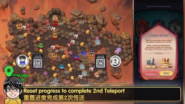 Heroic Expedition - Illusionary Dreamland Molten Cavern Complete Walk Through Guide смотреть онлайн