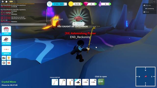 Roblox・Fishing Simulator#2・Grinding For Port Jackson's Mutation Boost