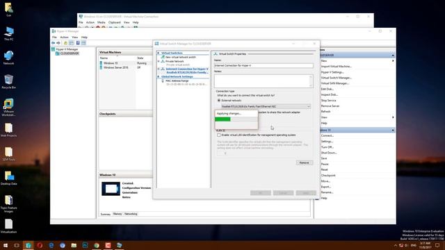 How to Connect Hyper V Virtual Machine to Internet on Windows 10? смотреть онлайн