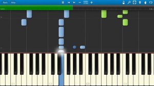 Звери - До Скорой Встречи (на пианино Synthesia)