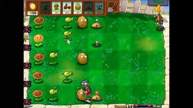 Прохождение с RON'ом игры "Растения VS. Зомби"№ 2 ( Картофельная мина которая смогла!!! ) смотреть онлайн
