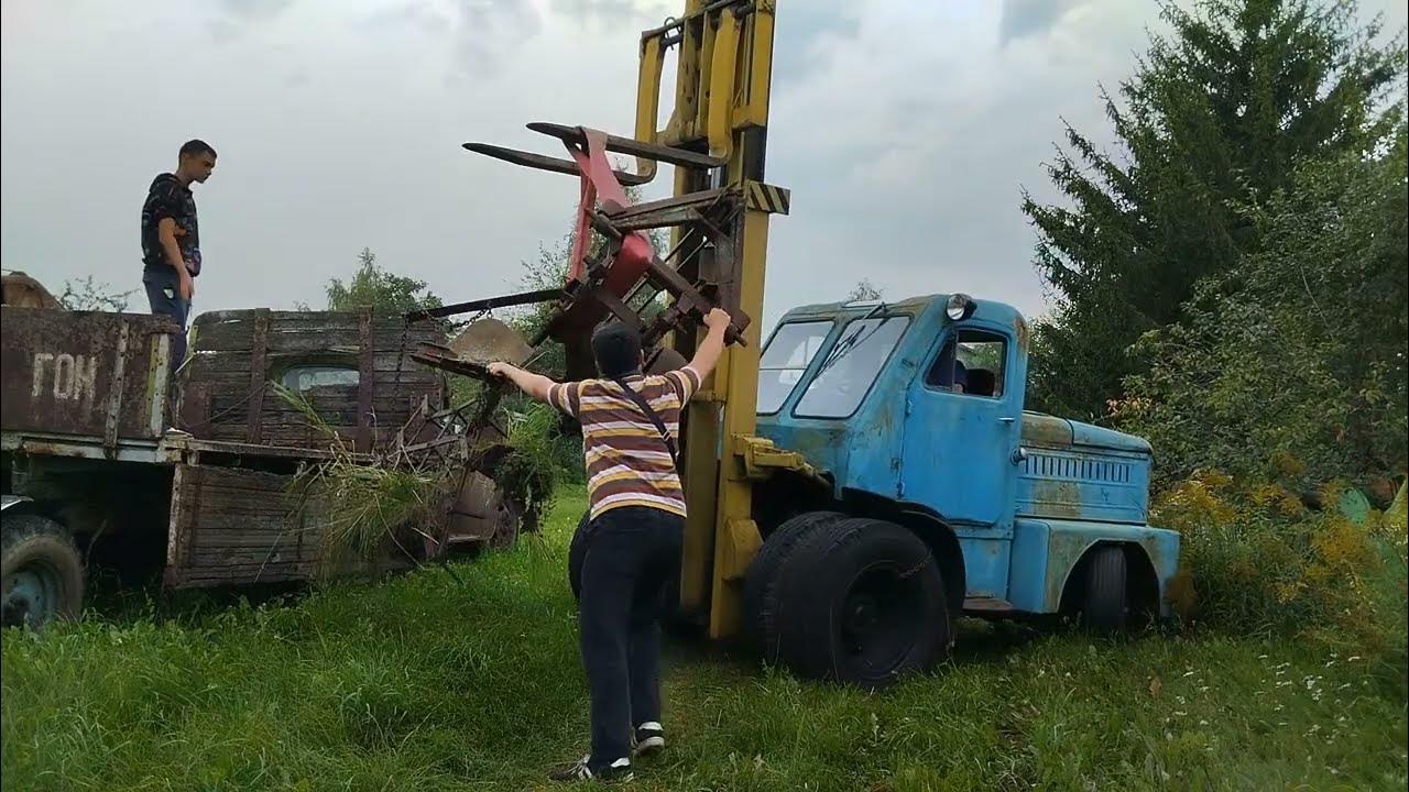 Ретро погрузчик АП 4045. Часть 7 смотреть онлайн