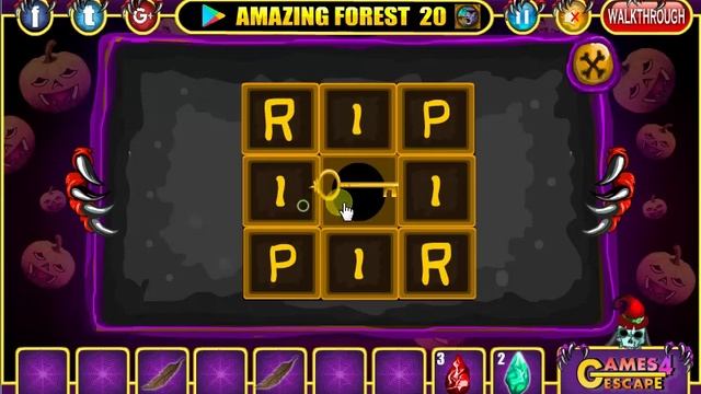 Halloween Night Forest Escape Walkthrough [G4E] смотреть онлайн