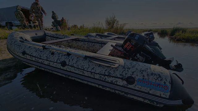 Лодка MISHIMO FAMILY LITE 370 где-то в ХМАО, видео от клиента..