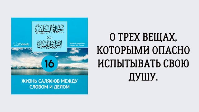 16. Жизнь саляфов между словом и делом // Сирадж Абу Тальха смотреть онлайн