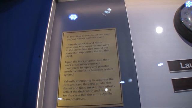 Apollo 1 Tribute At The Apollo/Saturn V Center