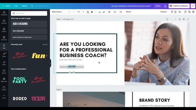 How to Create a Website Wireframe in Canva (Great Tool For #Copywriters) смотреть онлайн