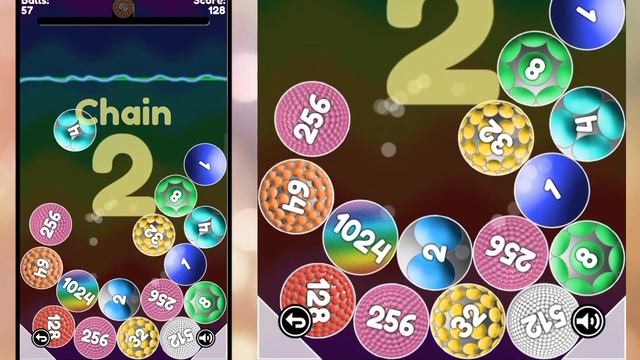 Binary Chain 2048 - Merge jelly 2048 ball Complete the highest ball 2048 ball in All Levels смотреть онлайн