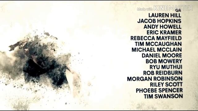 Титры игры InFamous 2