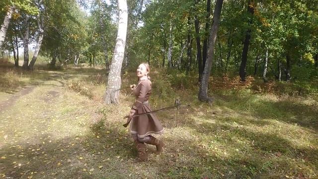 Фланкировка , крутка казачьей шашкой .... Полно вам снежочки смотреть онлайн