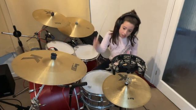 Foo Fighters - Learn To Fly - Drum Cover by Sasha (9 years old) смотреть онлайн