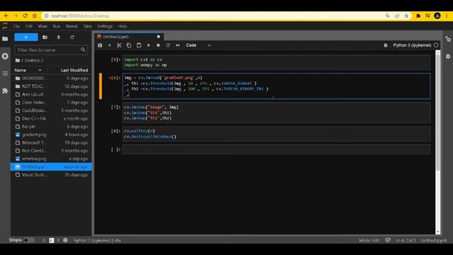 OpenCV Python Tutorial - Simple Image Thresholding смотреть онлайн