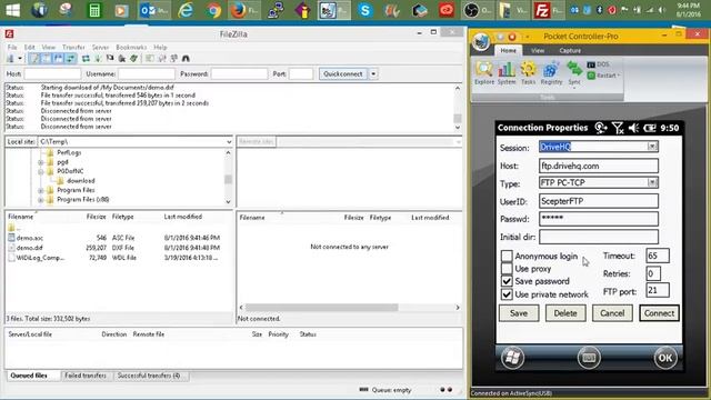 Windows Mobile FTP Client смотреть онлайн