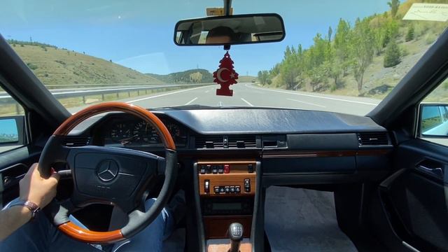 MERCEDES BENZ | W124 E200 | OTOBAN SÜRÜŞÜ | TURKEY HIGHWAY смотреть онлайн