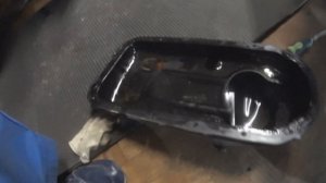 Устранение течи масла на двигателе Калина Гранта замена прокладки поддона