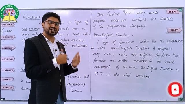 Functions in programming | Built-in and User defined function | C, C++, GW BASIC смотреть онлайн
