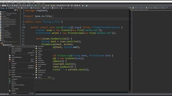 JAVA || How to make a class file in eclipse